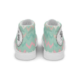 Summer men’s high top canvas shoes
