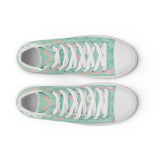Summer men’s high top canvas shoes