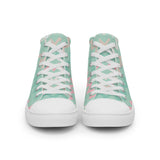 Summer men’s high top canvas shoes