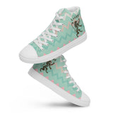 Ethiopian Lion high top canvas shoes