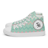 Summer men’s high top canvas shoes