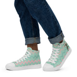 Ethiopian Lion high top canvas shoes