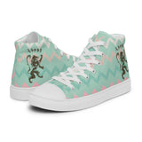 Ethiopian Lion high top canvas shoes
