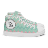 Summer men’s high top canvas shoes