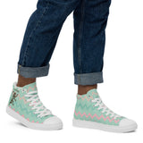 Ethiopian Lion high top canvas shoes