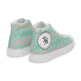 Summer men’s high top canvas shoes