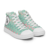 Summer men’s high top canvas shoes