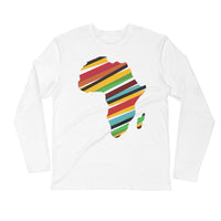 Africa Long Sleeve Fitted Crew