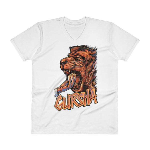 Lion Gursha V-Neck T-shirt