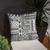 African pattern all-Over Print Basic Pillow Case w/ stuffing