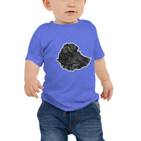 Map of Ethiopia Baby Jersey Short Sleeve Tee