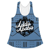 Addis Ababa  All-Over Print Women's Racerback Tank Top