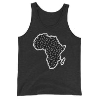 Africa Map Unisex  Tank Top