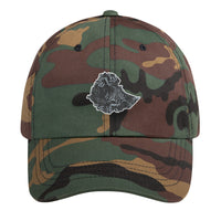 Ethiopia Map Baseball Hat