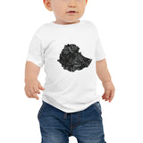 Map of Ethiopia Baby Jersey Short Sleeve Tee