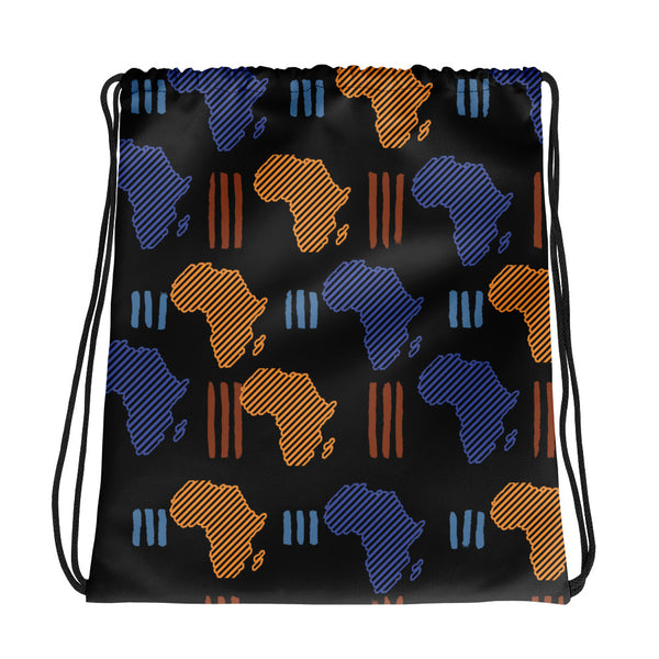 Africa Drawstring bag