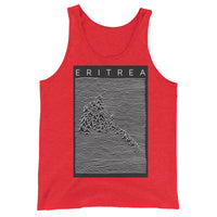 Eritrea map on Bella Tank with Tear Away Label