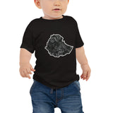 Map of Ethiopia Baby Jersey Short Sleeve Tee