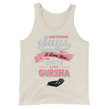 Gursha love on Bella Unisex Tank