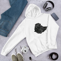 Ethiopia Map Hooded Sweatshirt