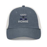 God is Homie Pigment-dyed cap