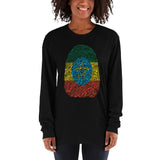 Ethiopia Fingerprint Long sleeve shirt