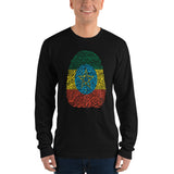 Ethiopia Fingerprint Long sleeve shirt