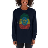 Ethiopia Fingerprint Long sleeve shirt