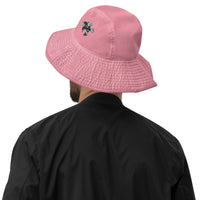 Wide brim bucket hat